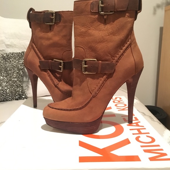 Michael Kors Leather Boots - Picture 2 of 8